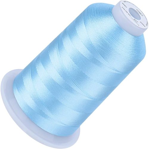 Premium Quality Polyester borduurgaren - 500m - Light Blue - 017