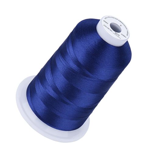 Premium Quality Polyester borduurgaren - 500m - Indigo Blue - 070