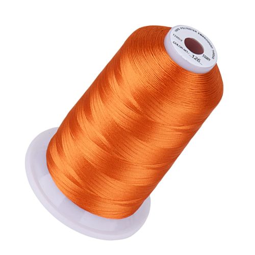 Premium Quality Polyester borduurgaren - 500m - Pumpkin - 126