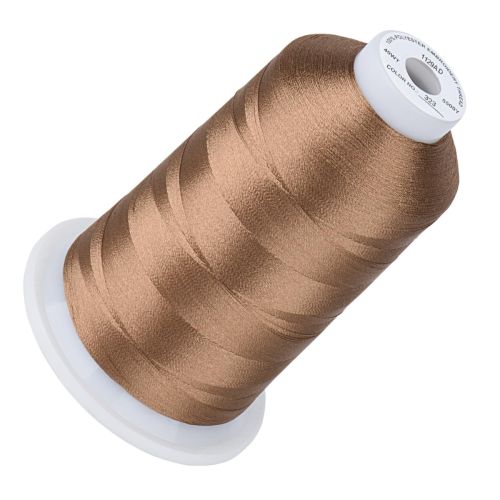 Premium Quality Polyester borduurgaren - 500m - Light Brown - 323