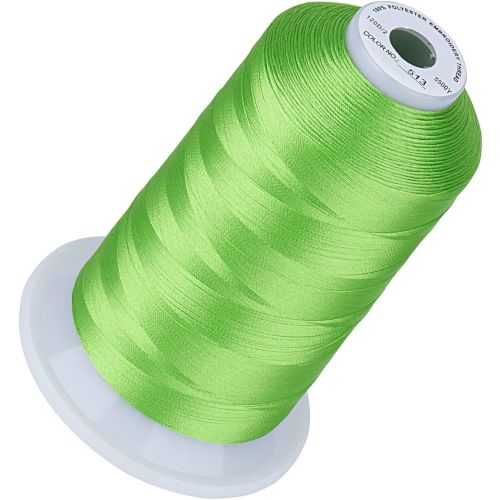 Premium Quality Polyester borduurgaren - 500m - Lime Green - 513