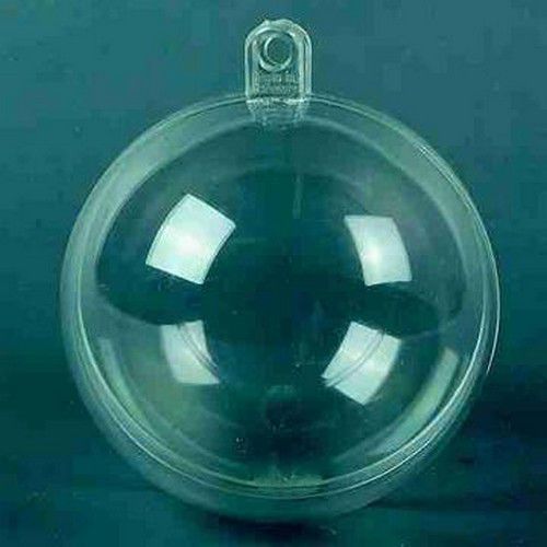 Plastic bal transparant 20 cm (21285)