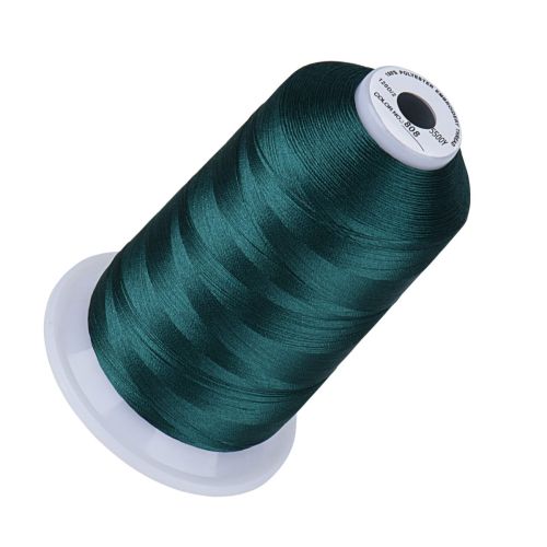 Premium Quality Polyester borduurgaren - 500m - Deep Green - 808