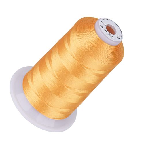 Premium Quality Polyester borduurgaren - 500m - Cream Yellow - 812