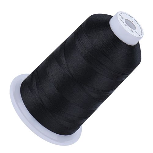 Premium Quality Polyester borduurgaren - 500m - Black - 900