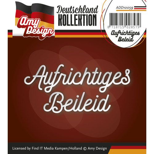 Die - Amy Design - Aufrichtiges Beleid (AFGEPRIJSD)