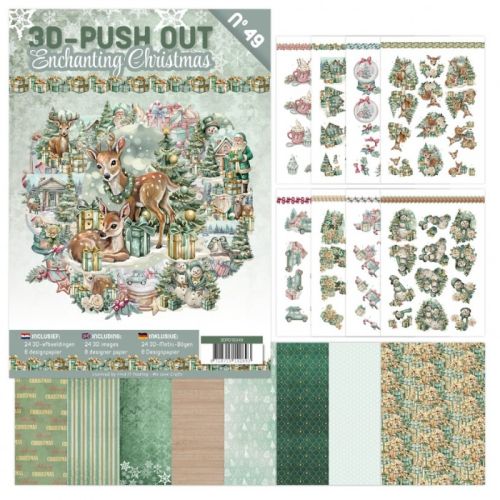 3D Push-Out Book 49 - Enchanting Christmas (3DPO10049)