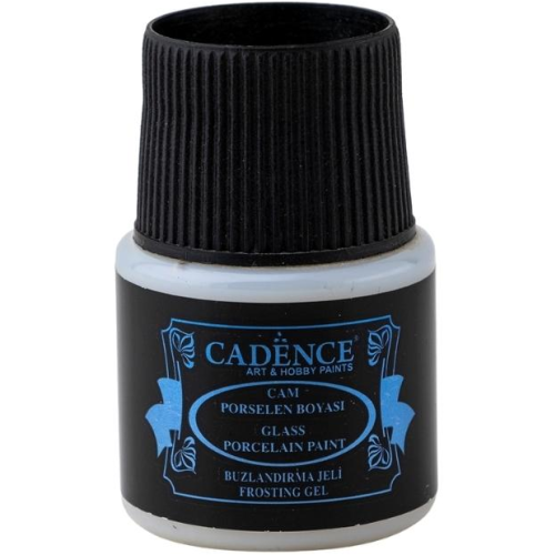 Cadence Glas- en Porseleinverf Frosting Gel 45 ml Ice (01 051 0040 0045) *