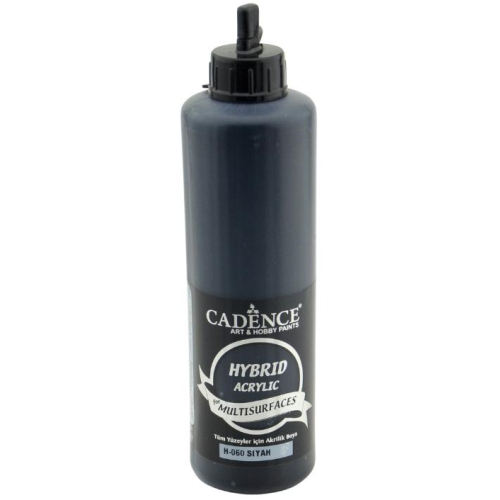 Cadence Hybride acrylverf (semi mat) Black 0060 500 ml (743139)