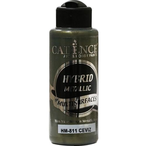 Cadence Hybride metallic acrylverf (semi mat) Walnut 0811 120 ml (HM-811)