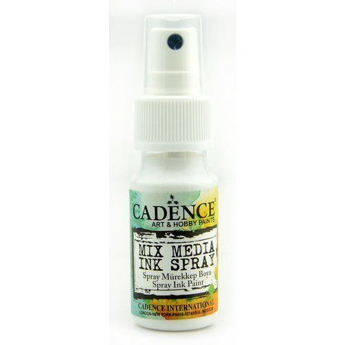 Cadence Mix Media Inkt spray wit 0001 25ml (301282/0001) *