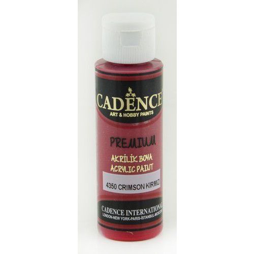 Cadence Premium acrylverf (semi mat) Crimson Red/Rood 4350 70ml (301210/4350)