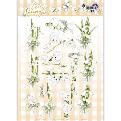 3D Knipvel - Precious Marieke - Early Spring - Early Snowdrops