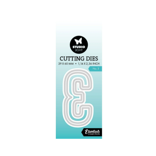 Studio Light • Essentials Cutting Die Number 3 - CD920*