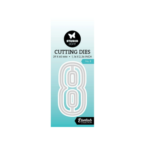 Studio Light • Essentials Cutting Die Number 8 - CD925*