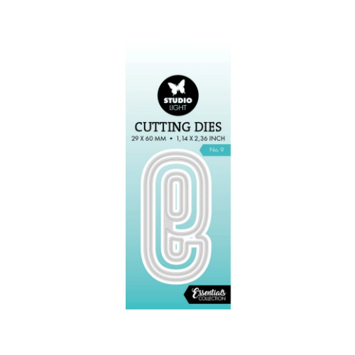 Studio Light • Essentials Cutting Die Number 9 - CD926*