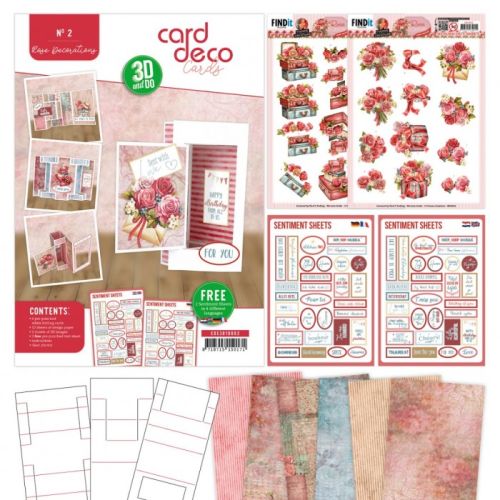 3D and Do - Card Deco Essentials - Rose Decorations (CDE3D10002)