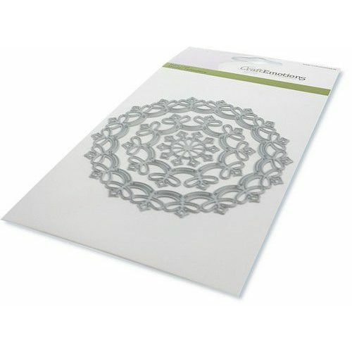 CraftEmotions Die - border rond magic flower Card 10,5x14,8cm  (115633/0530) (AFGEPRIJSD)