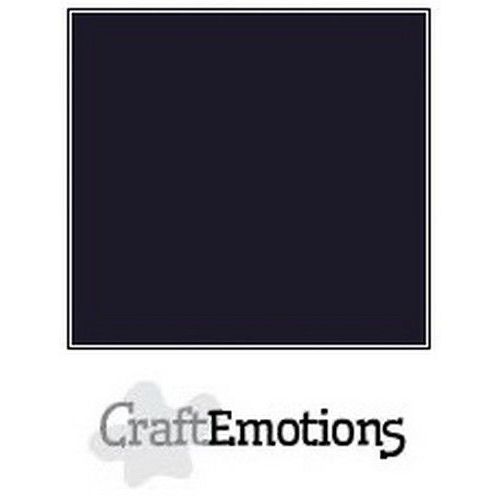 CraftEmotions karton glad 10 vel zwart 27x13,5cm 250gr