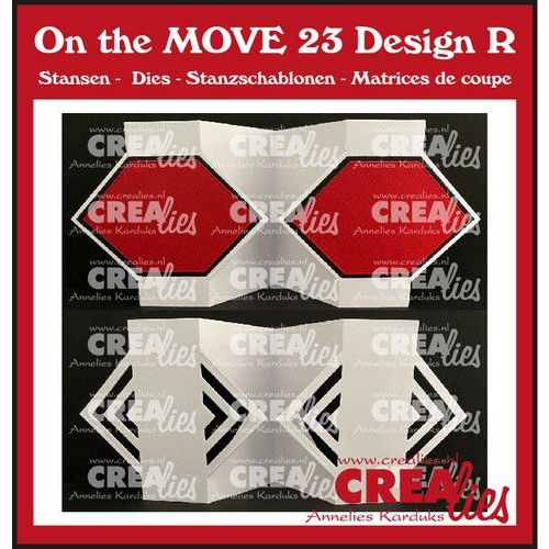 Crealies On the MOVE Design R diamanten CLMOVE23 10x13,5cm (115634/4823) *