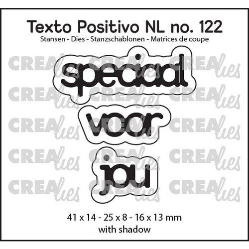 Crealies Texto Positivo speciaal voor jou - NL (H) POSNL122 41x14 - 25x8 - 16x13mm *