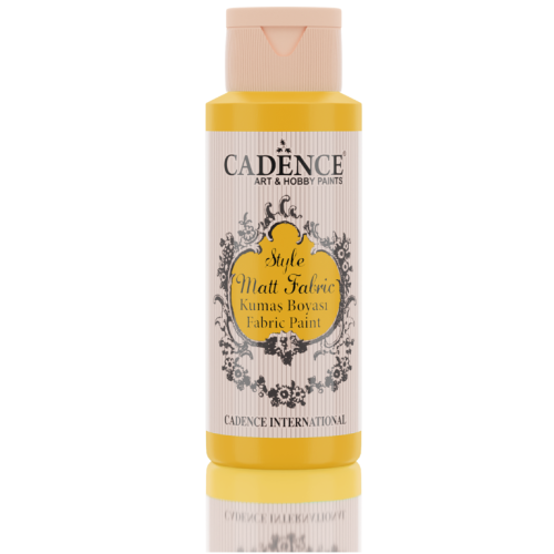 Cadence Style matt textiel verf Yellow/Geel 59ml F605