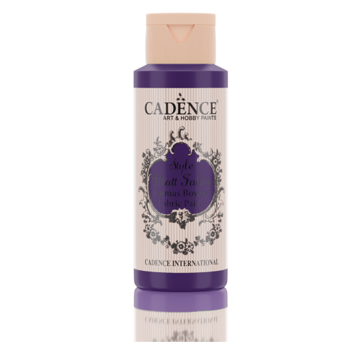 Cadence Style matt textiel verf Donkerpaars/Dark purple59ml F616