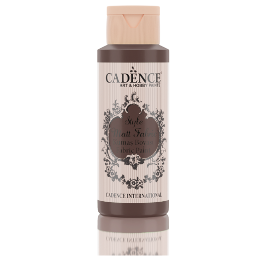 Cadence Style matt textiel verf Donkerbruin/PDark Brown 59ml F649