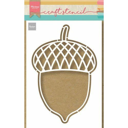 Marianne D Craft Stencil - Eikel PS8102 21x15cm (AFGEPRIJSD)