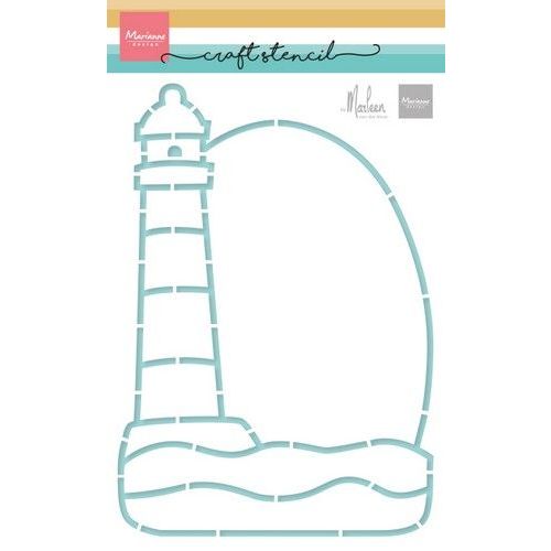 Marianne D Mask Stencil - Vuurtoren by Marleen PS8165 210x149mm *