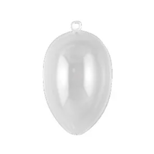 Plastic ei transparant 9 cm - 5stuks (1613-055)