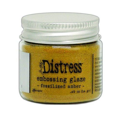 Ranger Distress Embossing Glaze Fossilized Amber TDE70986 Tim Holtz (02-20) (306322/0986)*