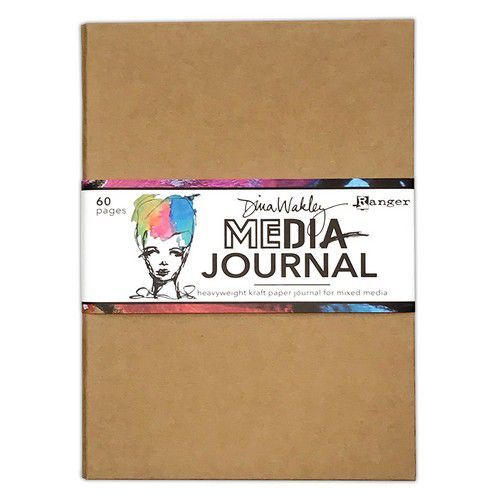 Ranger Media Large Journal 10x14.25 Kraft MDJ80374 Dina Wakley*