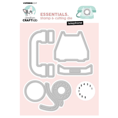 Creative Craft Lab • Essentials Stamp & Cutting Die Telephone - SCD90*