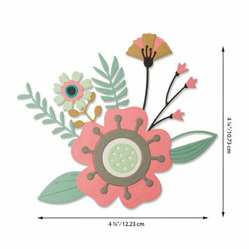 Sizzix Thinlits Die Set - Creative Florals 15PK 664450 Olivia Rose (AFGEPRIJSD)