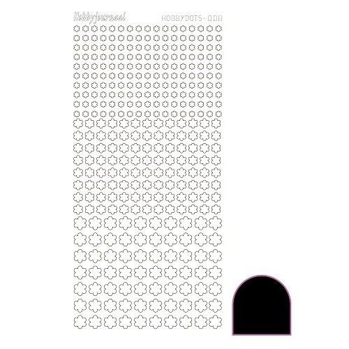 Hobbydots stickervel 008 - Black (Adhesive)