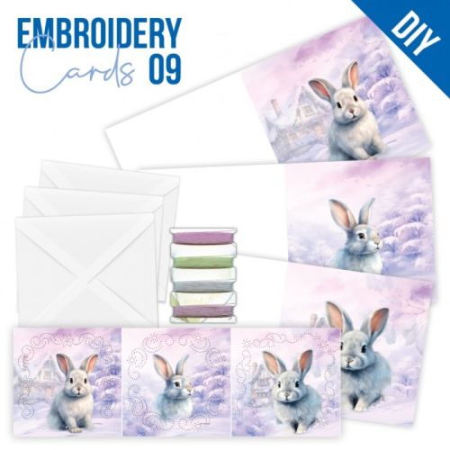 Stitch and Do Cards 9 - Berries Beauties - Rabbits (STDOPP009)