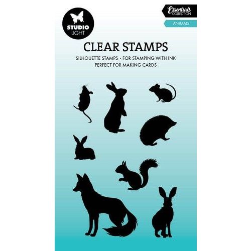 Studio Light Clear Stamp Animals Essentials nr.704 SL-ES-STAMP704 62x93x3mm *