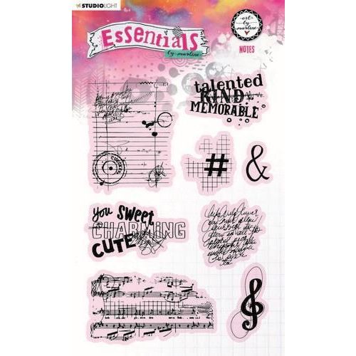 Studio Light Cling stamp Essentials nr.47 ABM-ES-STAMP47 153x265mm*