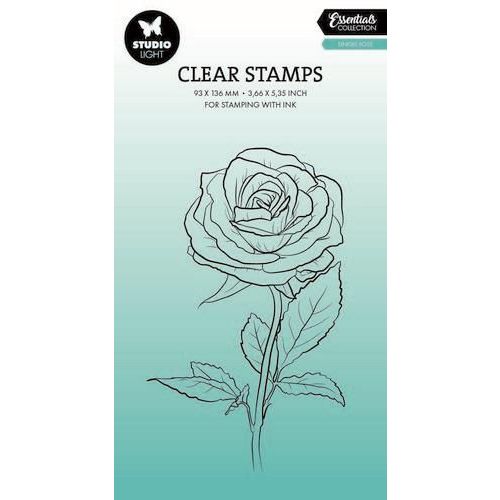 Studio Light Clear Stamp Single rose Essentials nr.693 SL-ES-STAMP693 79x128mm *