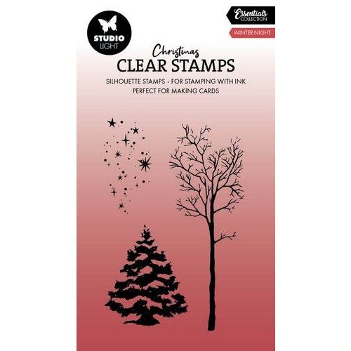 Studio Light Clear Stamp Winter night Essentials nr.711 SL-ES-STAMP711 60x91x3mm *