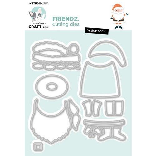 Studio Light Cutting Die Mister Santa Friendz nr.877 CCL-FR-CD877 125x108x1mm *