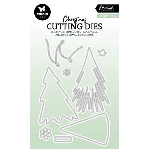 Studio Light Cutting Dies Christmas trees Essentials nr.844 SL-ES-CD844 105x148mm *