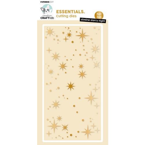 Studio Light Hot Foil Cutting Die Slimline starry night Ess. nr.13 CCL-ES-HFCD13 210x105x1mm *