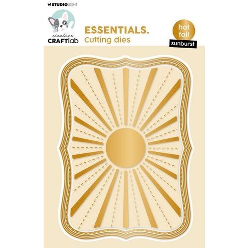 Studio Light Hot Foil Cutting Die Sunburst Essentials nr.3 CCL-ES-HFCD03 147x107mm *