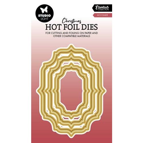 Studio Light Hot Foil Dies Accolade Essentials nr.08 SL-ES-HFCD08 70x95x1mm 