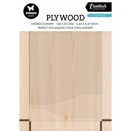 Studio Light Plywood Rectangle Essentials nr.03 SL-ES-PW03 148x210mm (117018/0757) *