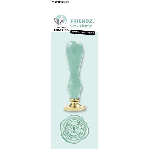 Studio Light Wax Stamp with handle Most w. time Friendz nr.25 CCL-FR-WAX25 60x190x25mm *