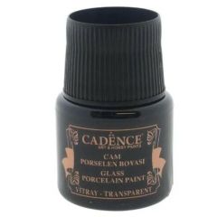 Cadence Glas & Porselein verf transparant bruin 45 ml (301306/0015) *