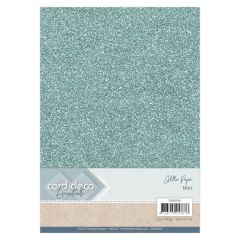 Card Deco Essentials Glitter Paper Mint (CDEGP020)